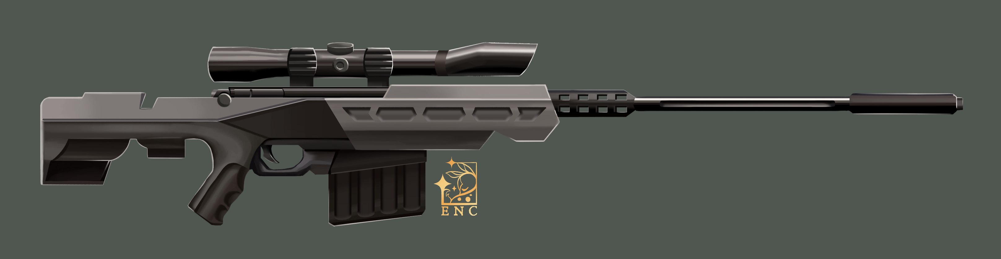 Rifle prop design