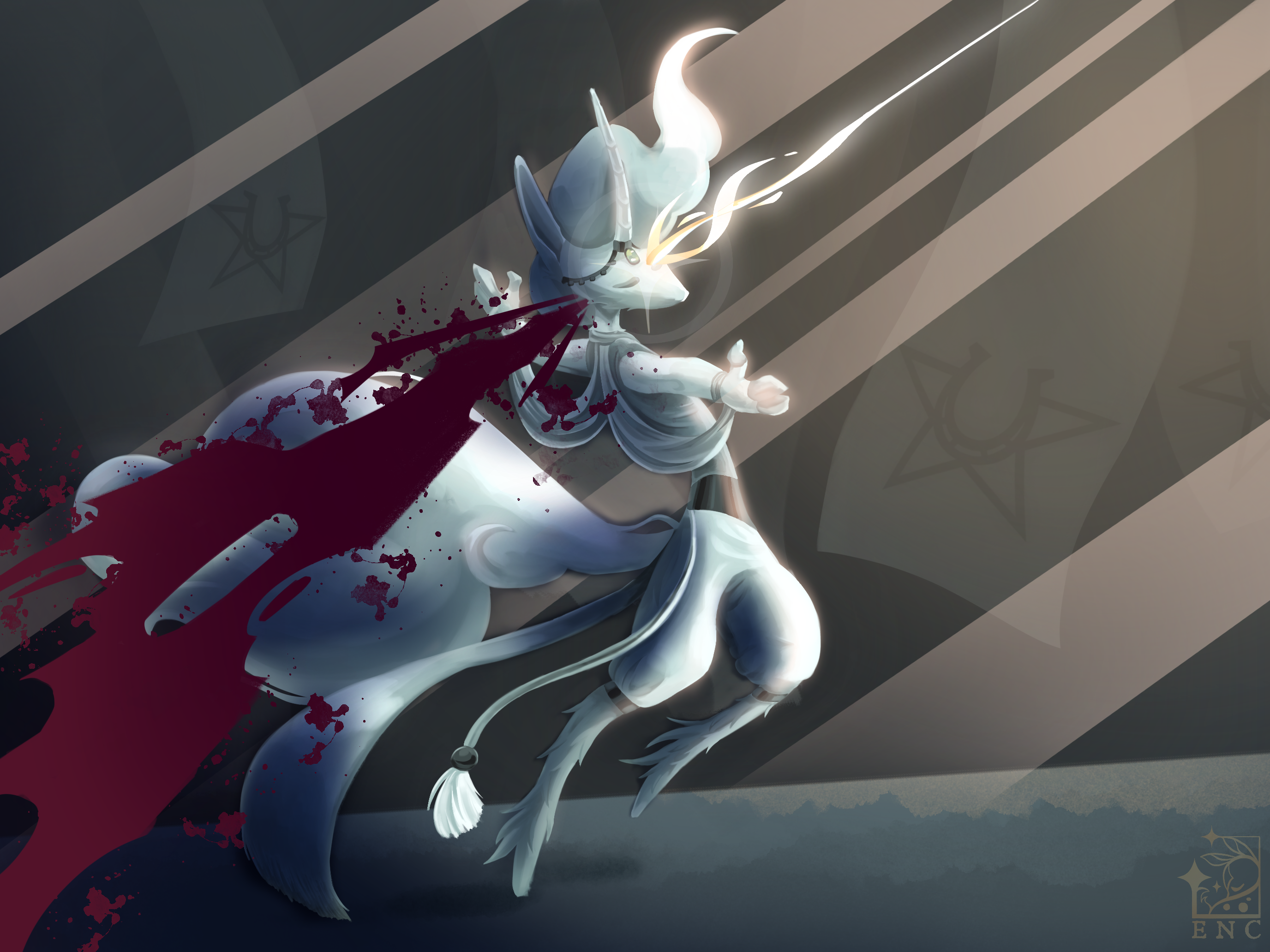 Dramatic visual development scene